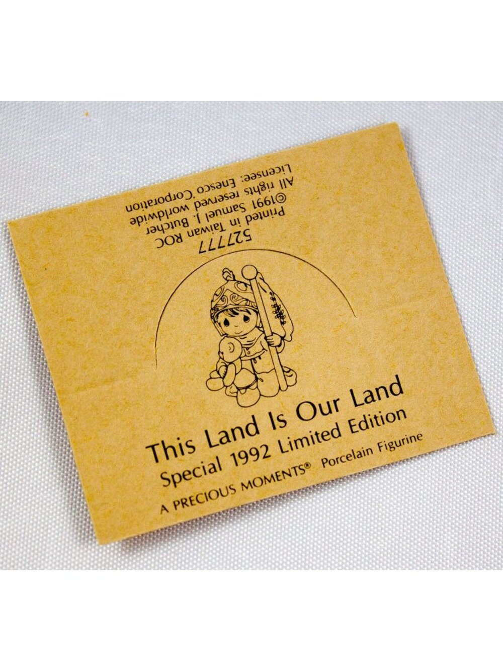 Precious Moments Christopher Columbus LE 1992 Figurine 527777 "This Land" - Picture 6 of 10